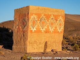 Route Laguna Sakewa-Cruz de Huayllas-Sabaya-Villa Vitalina-Laguna Coipasa - Bolivie