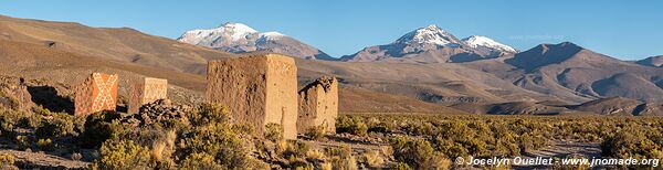 Route Laguna Sakewa-Cruz de Huayllas-Sabaya-Villa Vitalina-Laguna Coipasa - Bolivie