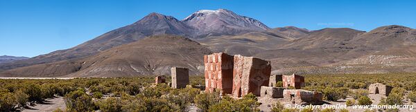 Route Laguna Sakewa-Cruz de Huayllas-Sabaya-Villa Vitalina-Laguna Coipasa - Bolivie