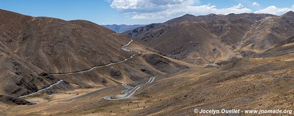 Route d'Antabamba à Izcahuaca - Pérou