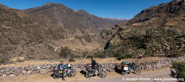 Road Izcahuaca-Pisquicocha-Cochani-Vilcar - Peru