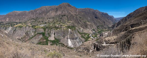 Route Vilcar-Oyolo-Charcana-Cotohuasi - Pérou