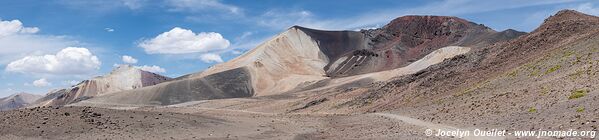 Route Andagua-Chachas-Caylloma-Sibayo-Callalli - Pérou