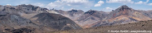 Route Andagua-Chachas-Caylloma-Sibayo-Callalli - Pérou