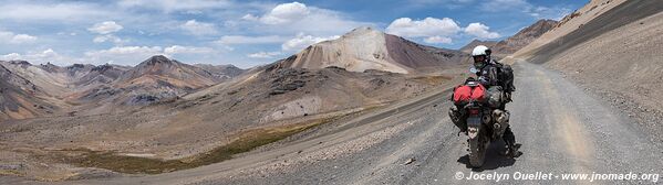 Route Andagua-Chachas-Caylloma-Sibayo-Callalli - Pérou