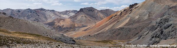 Route Andagua-Chachas-Caylloma-Sibayo-Callalli - Pérou