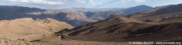 Piste Arequipa-Laguna de Salinas-Volcán Ubinas-Lucco - Pérou