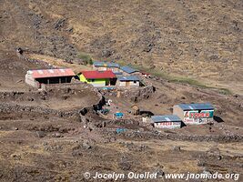 Road from Lares to Calca - Peru