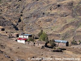 Road from Lares to Calca - Peru