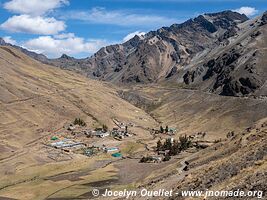 Route de Lares à Calca - Pérou