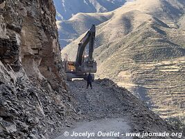 Road from Antabamba to Izcahuaca - Peru