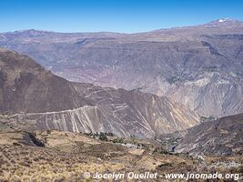 Route Vilcar-Oyolo-Charcana-Cotohuasi - Pérou