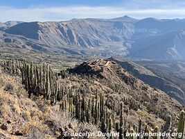 Route Andagua-Chachas-Caylloma-Sibayo-Callalli - Pérou