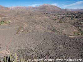 Route Andagua-Chachas-Caylloma-Sibayo-Callalli - Pérou