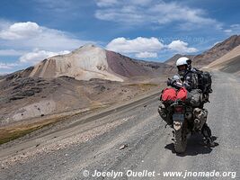 Route Andagua-Chachas-Caylloma-Sibayo-Callalli - Pérou