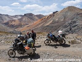 Route Andagua-Chachas-Caylloma-Sibayo-Callalli - Pérou