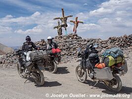 Route Andagua-Chachas-Caylloma-Sibayo-Callalli - Pérou