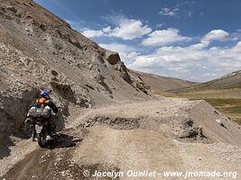 Route Andagua-Chachas-Caylloma-Sibayo-Callalli - Pérou