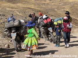 Route Lucco-Yunga-Juncal-Puno - Pérou