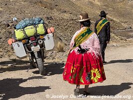 Route Lucco-Yunga-Juncal-Puno - Pérou