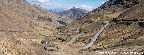 Road from Lares to Calca - Peru