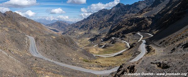 Route de Lares à Calca - Pérou