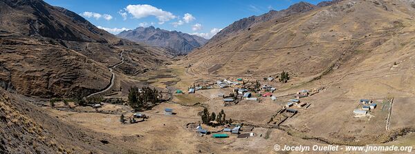 Road from Lares to Calca - Peru