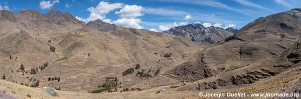 Route de Lares à Calca - Pérou