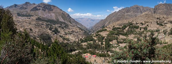 Road from Lares to Calca - Peru