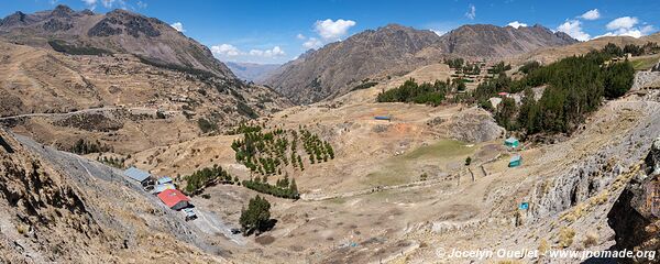 Road from Lares to Calca - Peru