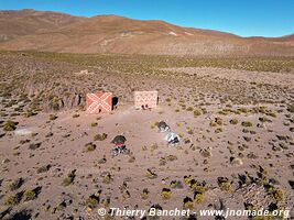 Route Laguna Sakewa-Cruz de Huayllas-Sabaya-Villa Vitalina-Laguna Coipasa - Bolivie