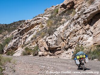 Route de Gualcamayo à San José de Jáchal - Argentine