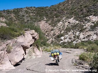 Route de Gualcamayo à San José de Jáchal - Argentine