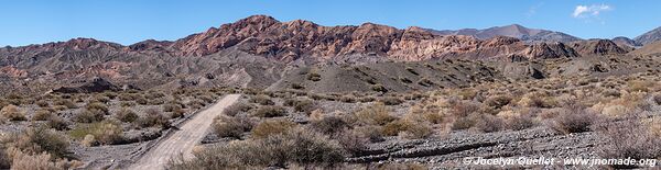 Piste de Gualasto à Gualcamayo - Argentine