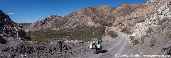 Route de Gualcamayo à San José de Jáchal - Argentine