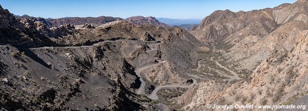 Route de Gualcamayo à San José de Jáchal - Argentine