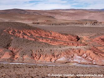 Road from Salar de Pocitos to Santa Rosa de los Pastos Grandes - Argentina