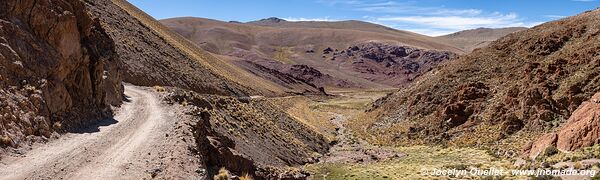 Road 40 from San Antonio de los Cobres to Susques - Argentina