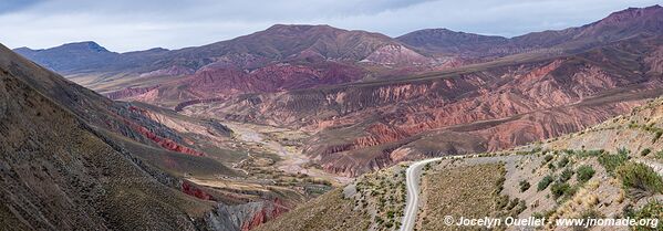 Road from Serrania del Hornocal to Santa Ana - Argentina