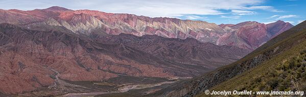 Road from Serrania del Hornocal to Santa Ana - Argentina