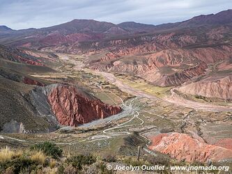 Road from Serrania del Hornocal to Santa Ana - Argentina