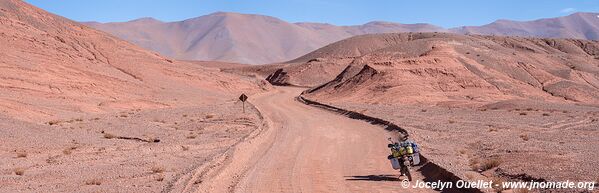 Route de Tolar Grande au Salar de Pocitos - Argentine