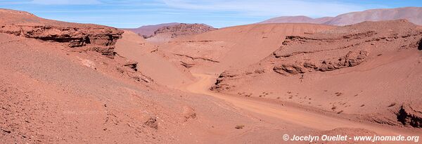 Road from Tolar Grande to Salar de Pocitos - Argentina